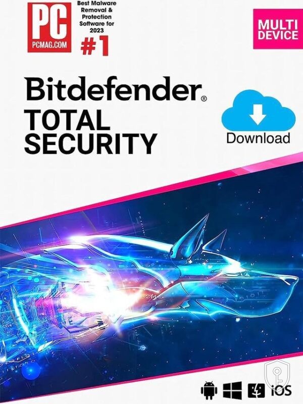Bitdefender Total Security 2025 EU Clé (1 An / 5 Appareils) — licence originale à acheter en Suisse - CHKEY