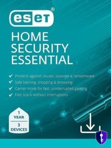 ESET HOME Security Essential – 1 year / 3 devices — original licence - Odin Key