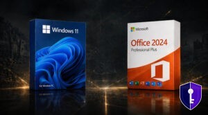 Pacote Windows 11 Pro e Office 2024 Pro Plus LTSC – 2 chaves — licença original - Odin Key