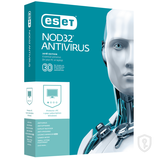 Eset NOD32 Antivirus 180 Days 1 PC Clé Mondiale — licence originale à acheter en Suisse - CHKEY