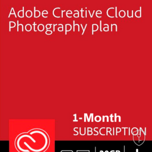 Adobe Photography Plan Subscription 20 GB 1 Mois Clé Mondiale — licence originale à acheter en Suisse - CHKEY