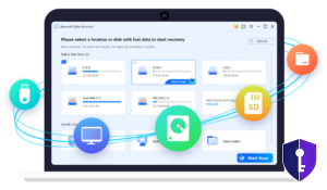 Aiseesoft Data Recovery – Clé (1 An / 1 PC) — licence originale - Odin Key