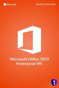 Microsoft Office 2019 Professional Plus – licentie voor 5 PC — originele licentie - Odin Key