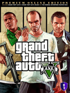 Grand Theft Auto V: Premium Edition + Great White Shark card – Xbox One Key (EU version) — original licence - Odin Key
