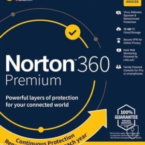Norton 360 Premium EU Clé (1 An / 10 Appareils) + 75 GB Cloud Storage — licence originale à acheter en Suisse - CHKEY
