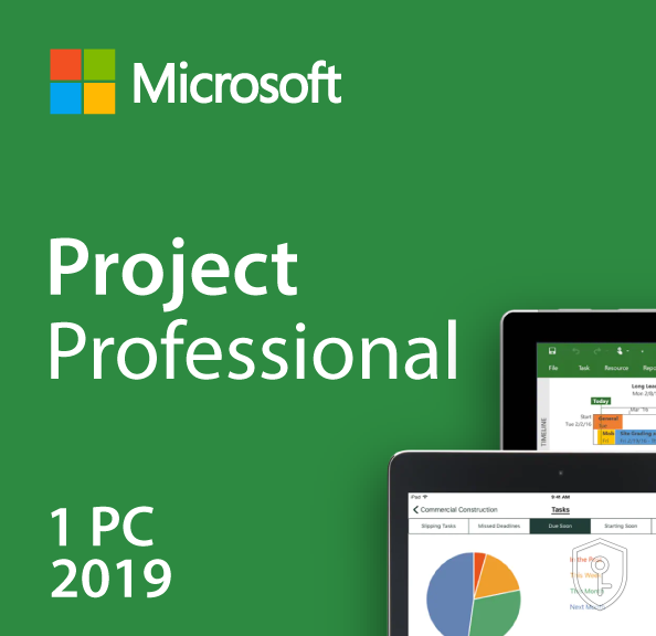 Microsoft Project Pro 2019 Clé Mondial — licence originale à acheter en Suisse - CHKEY