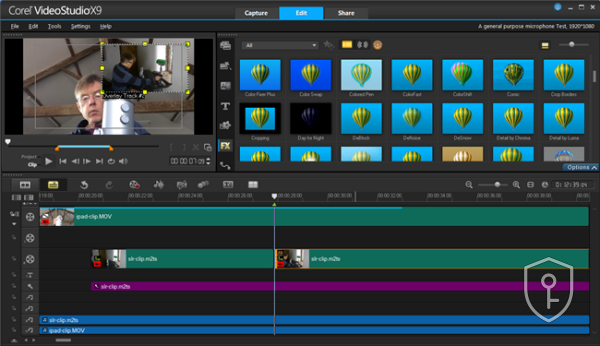 Corel VideoStudio Pro X9 Clé CD (À vie / Unlimited PCs) — licence originale à acheter en Suisse - CHKEY